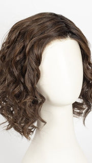 CHOCOLATE WITH CARAMEL | Medium Brown, Light Caramel Brown Highlights and Dark Brown Roots