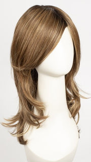 TOBACCO ROOTED 8.27.26 | Medium Brown, Dark Strawberry Blonde, and Light Golden Blonde Blend with Shaded Roots