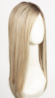 PEARL BLONDE ROOTED 24.25.20 | Lightest Ash Blonde and Lightest Golden Blonde with Light Strawberry Blonde Blend and Shaded Roots