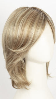 ROSE-GOLD-R | Blond Base with Reddish Highlights and Dark Roots