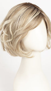 CHAMPAGNE ROOTED 24.14.20 | Lightest Ash Blonde and Medium Ash Blonde with Light Strawberry Blonde Blend and Shaded Roots