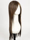 NOUGAT LIGHTED 830.6.16 | Medium Brown Blended with Light Auburn, Dark Brown and Medium Blonde Blend with  Highlights Throughout and Concentrated in the Front