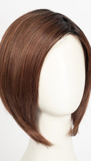CAYENNE WITH GINGER ROOT | Dark Auburn, Medium Copper and Dark Brown Roots