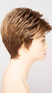 GOLDEN NUTMEG | Medium Brown roots with overall Warm Cinnamon base and Golden Blonde hightlights