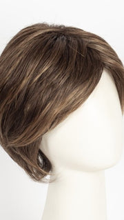 MARBLE-BROWN-R | Medium Brown Evenly Blended with Light Honey Brown With Dark Roots