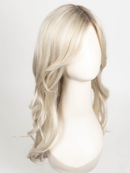 MILKY-OPAL | A Blend of Creamy Blonde and White Blonde Rooted with Warm Brown