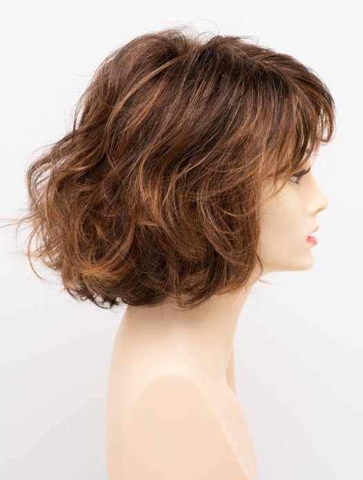 CHOCOLATE CARAMEL | Medium Brown with Soft Red and Blonde highlights