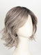 CHROMERT1B | Gray and White with 25% Medium Brown Blend and Off-Black Roots