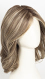 RL12/22SS SHADED CAPPUCCINO | Light Golden Brown Evenly Blended with Cool Platinum Blonde Highlights with Dark Roots