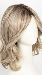 RL19/23SS SHADED BISCUIT | Light Ash Blonde Evenly Blended with Cool Platinum Blonde with Dark Roots