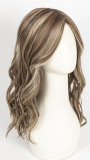 RL12/22SS SHADED CAPPUCCINO | Light Golden Brown Evenly Blended with Cool Platinum Blonde Highlights with Dark Roots