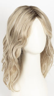 GF19-23SS BISCUIT | Light Ash Blonde Evenly Blended with Cool Platinum Blonde with Dark Roots