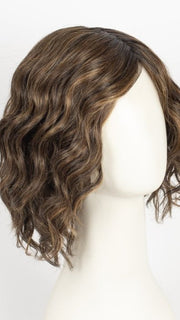 GF8-29SS HAZELNUT | Medium Brown With Ginger Red Highlights & Dark Brown Roots