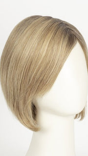 LIGHT BERNSTEIN ROOTED 20.14.27 | Light Strawberry Blonde and Medium Ash Blonde with Dark Strawberry Blonde Blend and Shaded Roots