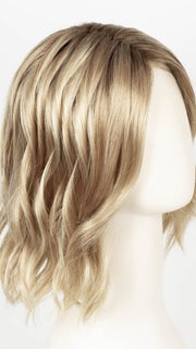 CHAMPAGNE SHADOW | Soft Dark Blonde with Platinum Highlights and Chestnut Roots