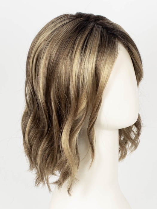 HONEY BREEZE | A blend of Cool, Honey Blonde and Multi-Dimensional Medium Brown with Darker Brown Roots