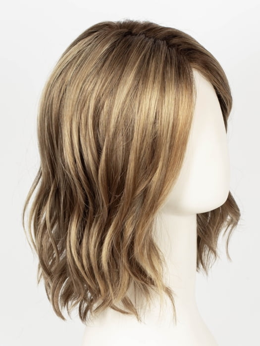 TOASTED SESAME | Medium Brown roots with overall Warm Cinnamon base and Golden Blonde hightlights