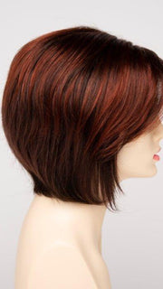 CHOCOLATE CHERRY | Dark Brown roots with overall Medium Brown base with Deep Red highlights