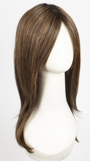 RL8/29SS SHADED HAZELNUT | Warm Medium Brown Evenly Blended with Ginger Blonde with Dark Roots
