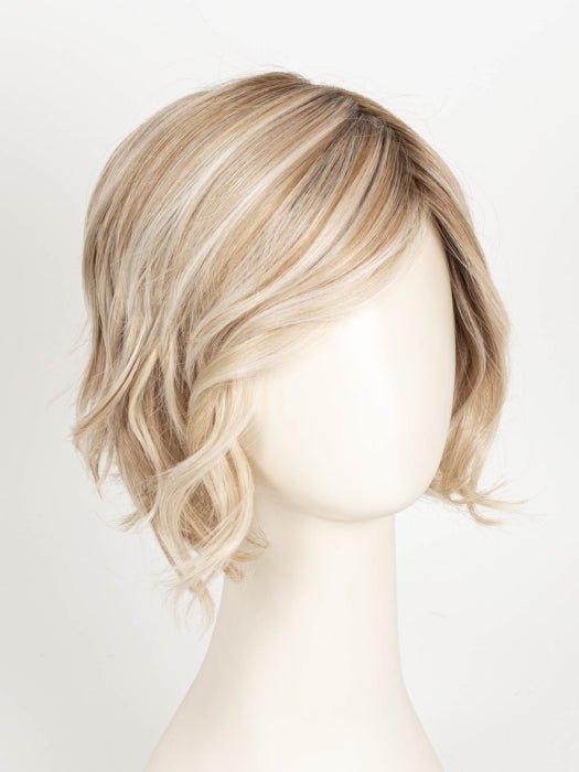 CRUSHED ALMOND BLONDE R | A soft Neutral Light Blonde with a Light and Medium Blended Root Color.