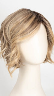 RAW SUGAR BLONDE | A Neutral Light Blonde, Honey Blonde, Pale Gold Blonde, with a base of Light Brown Low Lights featuring a Medium Root Color