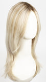 CRUSHED ALMOND BLONDE R | A soft Neutral Light Blonde with a Light and Medium Blended Root Color.