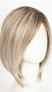 MILKSHAKE BLONDE R | A mixture of Light Sandy Brown, Highlighted with Light Ash Blonde with a Hint of Light Platinum Blonde with a Medium Root Color