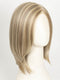 BUTTERCREAM BLONDE | White Blond Base with Subtle Warm Brown Highlights and a Medium-Brown Root.