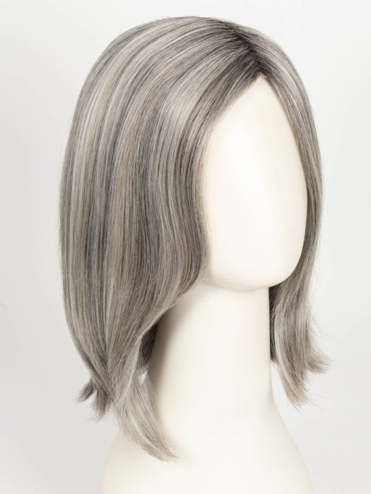 SILVER-BROWN-MR | Micro Root that transcends into Silver, Grey and Honey Brown Tones