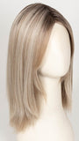 MILKSHAKE BLONDE R | A mixture of Light Sandy Brown, Highlighted with Light Ash Blonde with a Hint of Light Platinum Blonde with a Medium Root Color