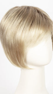 CHAMPAGNE ROOTED | Light Beige Blonde,  Medium Honey Blonde, and Platinum Blonde blend with Dark Roots