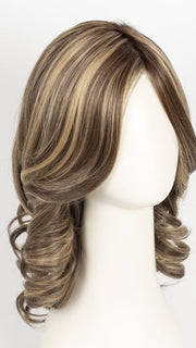 TOASTED WALNUT R | Medium Brown Rooted, Ash Brown, Medium Gold Blonde, and Light Brown Blended to perfection
