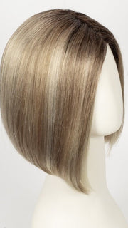 ROSE-GOLD-R | Blond base with reddish highlights and roots