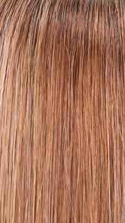 FS26/31S6 Salted Caramel | Medium Natural Red Brown with Red Gold Blonde Bold Highlights, Shaded with Brown