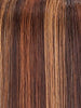 FS6/30/27 TOFFEE TRUFFLE | Brown, Medium Red-Gold, Medium Red-Gold Blonde Blend with Medium Gold Blonde Bold Highlights