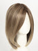 RL12/22SS SHADED CAPPUCCINO | Light Golden Brown Evenly Blended with Cool Platinum Blonde Highlights with Dark Roots