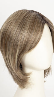 RL12/22SS SHADED CAPPUCCINO | Light Golden Brown Evenly Blended with Cool Platinum Blonde Highlights with Dark Roots