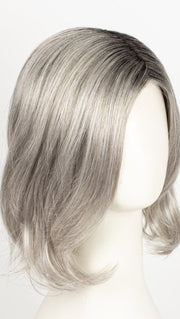 DARK SNOW ROOTED 56.60.48 | Lightest Brown Blended with Grey and Pearl White with Shaded Roots