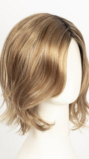 GINGER BLONDE ROOTED 20.26.27 | Light Golden Blonde, Light Strawberry Blonde and Dark Strawberry Blonde blend with Shaded Roots