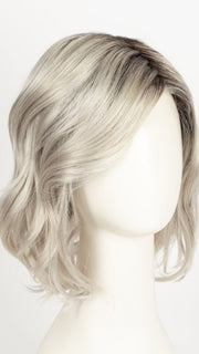 SILVER BLONDE ROOTED 60.23 | Pearl White and Lightest Pale Blonde Blend with Shaded Roots