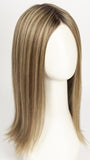 LIGHT BERNSTEIN ROOTED 12.26.27 | Lightest Brown, Light Golden Blonde, and Dark Strawberry Blonde Blend with Shaded Roots