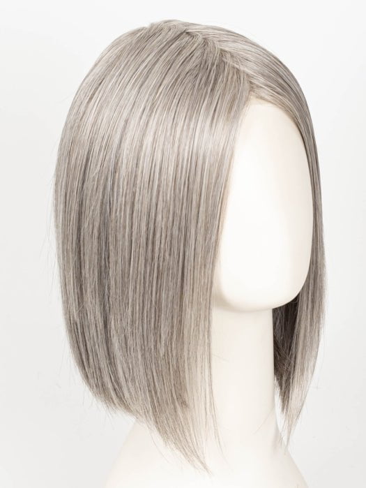 GF119 SILVER AND SMOKE | Light Brown With 80% Gray in Front Gradually Blended Into 50% Gray in Nape Area