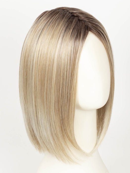 GF19-23SS BISCUIT | Light Ash Blonde Evenly Blended with Cool Platinum Blonde with Dark Roots