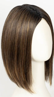 GF8-29SS HAZELNUT | Medium Brown With Ginger Red Highlights & Dark Brown Roots