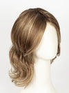 MAPLE SUGAR R | Light-Medium Brown Base with Warm Medium Blonde Highlights and Dark Brown Roots