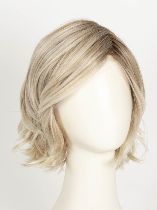 CRUSHED ALMOND BLONDE R | A soft Neutral Light Blonde with a Light and Medium Blended Root Color.
