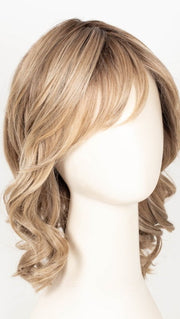 RAW SUGAR BLONDE | A Neutral Light Blonde, Honey Blonde, Pale Gold Blonde, with a base of Light Brown Low Lights featuring a Medium Root Color