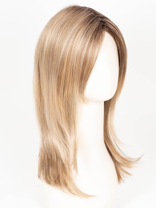 RAW SUGAR BLONDE | A Neutral Light Blonde, Honey Blonde, Pale Gold Blonde, with a base of Light Brown Low Lights featuring a Medium Root Color