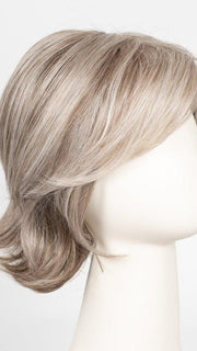 101F48T | Soft White Front, Light Brown with 75% Grey Blend with Soft White Tips