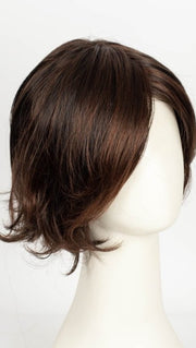 DARK CHOCOLATE ROOTED | Dark Brown and Dark Auburn with Darkest Brown Blend with Shaded Roots
